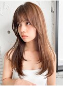 ナチュラルカールレイヤーカットワンカールフェイスレーミング