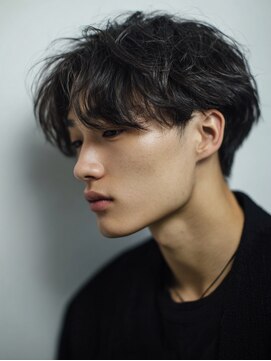 メンズプライマル(Men’s PRIMAL) MEN'S HAIR/ブルーブラック/フェザーパーマ/千葉駅