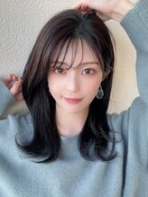 エイミーバイアフロートザガーデン 浦和店(amie by afloat the garden) 抜け感のある大人暗髪でも出せるこなれ感【浦和】