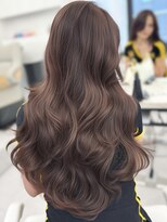 アマトウキョウスマートサロン(AMA TOKYO×Smart Salon) ヘーゼルベージュ ブリーチなし レイヤーカット 海外風