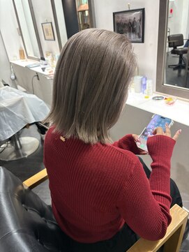 リジョイスヘア(REJOICE hair) 【REJOICE hair】シルバーアッシュベージュ　mido