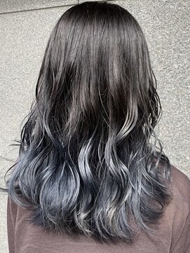 ブリーチハイライト髪質改善ダブルカラーレイヤーカット