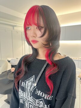 ノラ ウメダ(NORA UMEDA) 【chiaki】block color/ハイトーン/デザインカラー/ケアブリーチ