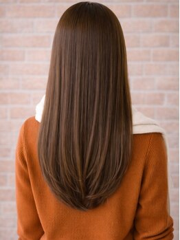 ガルフ(GULF)の写真/トリートメント成分最多配合の薬剤使用◎硬くならない理想の「柔らかストレート」を実現いたします。