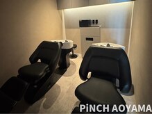 ドッグマニアピンチアオヤマ(DOGMANIA PiNCH AOYAMA)の雰囲気（フルフラットのリラックスできるシャンプー台。極上の癒し空間。）