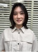 ボブ/外ハネ/レイヤー/前髪なし/ウルフ/地毛/ナチュラル