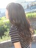【透明感カラー】全体カラー+さらツヤトリートメント￥7.150