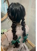 【ツインスタイル】天神/天神駅/ヘアセット/早朝/推し活/量産系