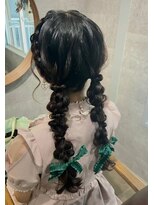 ヘアセット シャンプーアンドスパ専門店 ウルー(Uruu)&nbsp;【ツインスタイル】天神/天神駅/ヘアセット/早朝/推し活/量産系