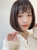 ピープス 逗子 葉山(PEEPS) 首元すっきり前下がりボブ