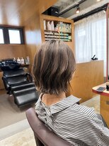 イロ ジェイアール JR奈良店(IRO)&nbsp;くびれヘア×レイヤーボブ×グレージュ