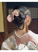振袖ヘアセット