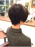 レイヤーショートボブ