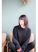 切りっぱなしボブ