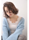 【ネオリーブカフ】ほわほわパーマの大人ボブ♪