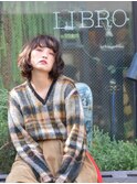くせ毛外人アンニュイカールボブ【ＬＩＢＲＯ三軒茶屋】