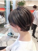 ナチュラルショートボブ