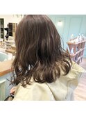 【morio坪井】ケアブリーチ ×ミルクティーベージュ