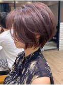 30.40代にオススメ×前髪長め丸みとくびれショート☆