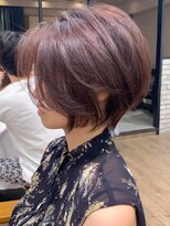 アヴァロン(AVALON)&nbsp;30.40代にオススメ×前髪長め丸みとくびれショート☆