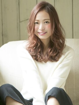 ロンドプランタン 恵比寿(Lond Printemps) 【ロンド恵比寿店】大人可愛いウェーブセミディ長め前髪