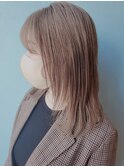 透明感ミルクティーベージュ