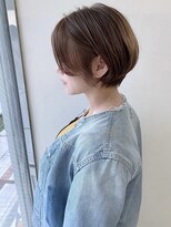 ピエドプールポッシュ(PiED DE POULE POCHE)&nbsp;長めの前髪が可愛い♪大人ショートボブ