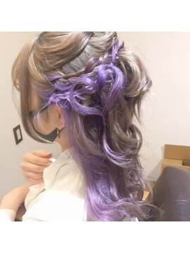 ヘアリゾートエーアイ 高田馬場店(hair resort Ai) 簡単アレンジハーフアップ ハート