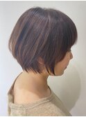 老けてみてない大人女性の若見えショート♪