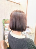 切りっぱなしボブ