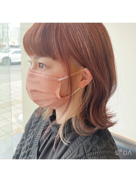 ティー リュクスボーテ(T LUXE BEAUTE) くびれボブ／イヤリングカラー