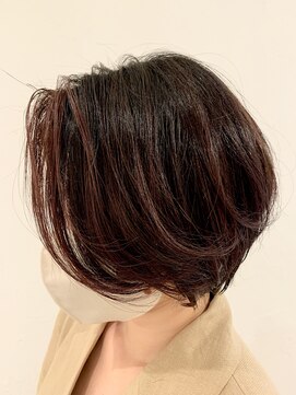 美容室 スタジアム(Stadium) 大人ボブ・ハイライト