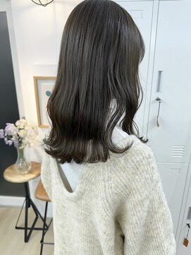 イコ 表参道原宿(ico) オリーブグレージュ イルミナカラー 透明感