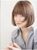 ≪小顔フェイスレイヤー☆Aラインボブ≫大人かっこいい