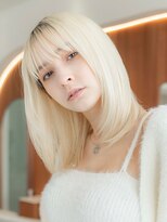 イルハバナ 渋谷(ill HAVANA)&nbsp;20代30代大人可愛い/レイヤーロング/デザインカラー/小顔/前髪