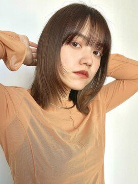 ローネス 表参道(LONESS) 顔まわりレイヤー/フェイスレイヤー/ミディアムヘア