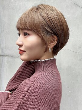 ハローバイシー 仙台(Hello by Sea) 前髪カットで小顔☆髪質改善◎縮毛矯正×マッシュショート[仙台]