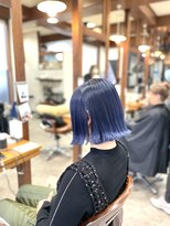 ヤソ(yaso)&nbsp;ネイビー　×   ボブ