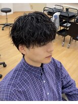 ビカムメンズヘアー 栄店(become men's hair)&nbsp;マッシュ×波巻きパーマ