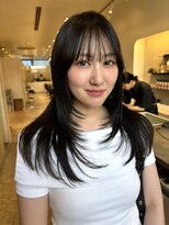 ブクレット(Bouclettes)&nbsp;心斎橋　ハイレイヤー　ロングレイヤー　地毛風カラー　10代20代