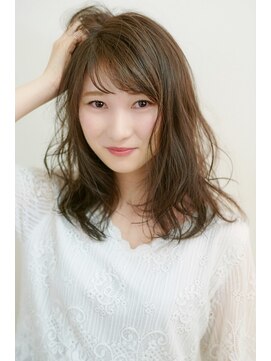 スノードロップ 高円寺店(Snowdrop) 前髪/アンブレラカラー/こなれミディ/イメチェン/ウェーブパーマ