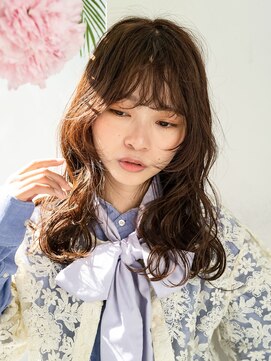 ロンドアンメゾン 原宿(Lond un Maison.) 韓国カール顔周り姫カットレイヤーカットブリーチなし[原宿]