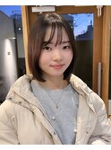 【小顔似合わせボブ】顎下3cm結べるボブ