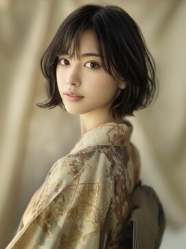 アルトリスト(Altruist Aging×HAIR&SPA) ☆イメチェンピンクベージュアンブレラカラー前髪クールショート