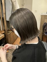 ブルーノ ヘアサロン(BRUNO. hair salon) モノトーン×外ハネボブ