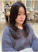 ■着物ヘアメルティカラーフェミニンロング似合わせカットf