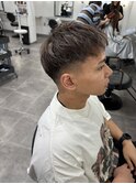 コントラストハイライト×ローフェードショート