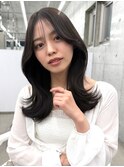 透明感カラー 大人かわいいくびれヘア【肥田亜沙美】