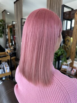 ラル(Lull) ブリーチカラーピンク