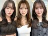 カット+カラー+1stepトリートメント[柏/柏駅/韓国/顔まわり/レイヤーカット]